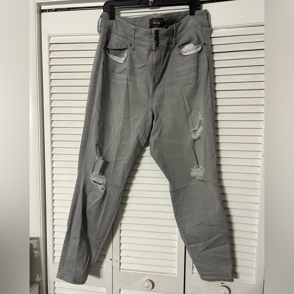 Torrid Premium Light Gray Jeans
